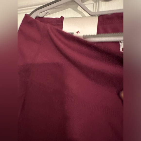 Crop Leggings Burgundy active wear - Picture 5 of 6